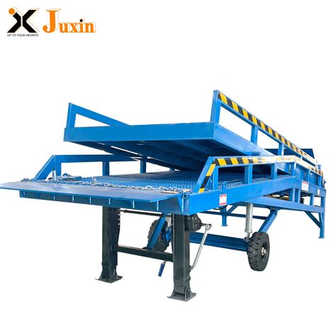 Movable Dock Ramp Heavy Duty Mobile Container Loading Dock Ramp