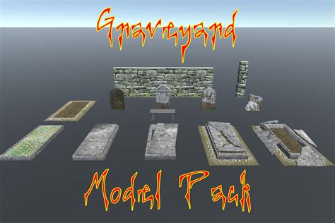 Graveyard Model Pack 3d エクステリア Unity Asset Store