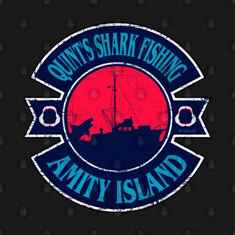 Jaws Quint S Shark Fishing Amity Island Jaws T Shirt TeePublic