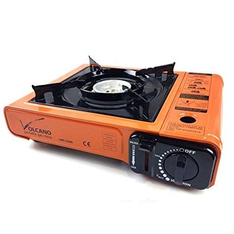 Rom America Portable Butane Gas Camping Stove With Carrying Case