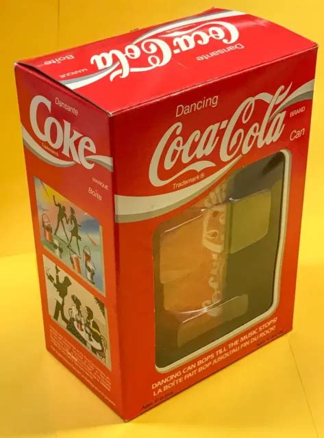 Coca Cola Dancing Can Takara Originale Vintage S Testata Con