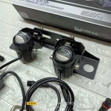 Mini Driving Light Bracket Bracket Only For Nmax Aerox V1 And V2 Tpost Mount Mdl Not Included