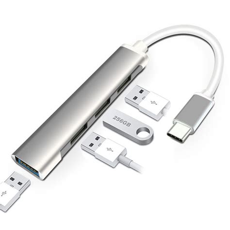 Hub Usb 30 Tipo C 4 Salidas Hubusb C Compel Sa