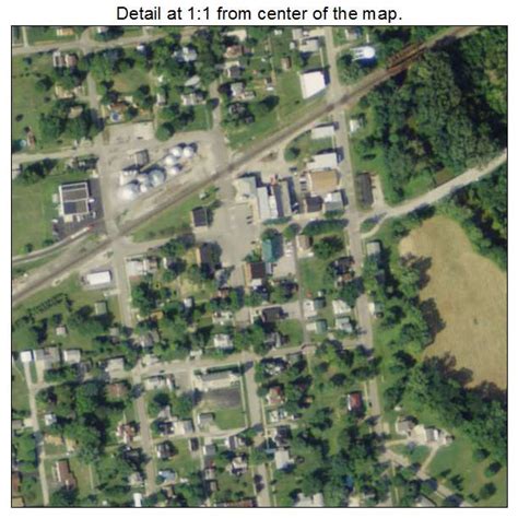 Aerial Photography Map Of Caledonia Oh Ohio