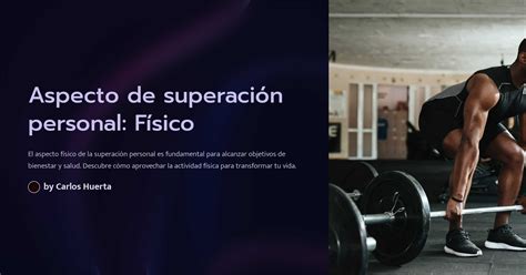 Aspecto de superación personal Físico