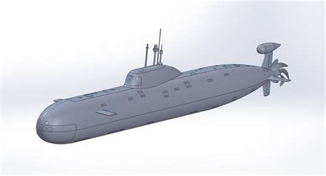 Russian Akula Class Submarine - Other - 3D CAD model - GrabCAD