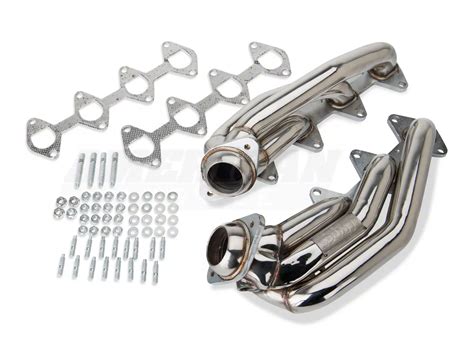 Pypes Mustang 1 58 Inch Shorty Headers Polished Hdr54s 05 10 Mustang