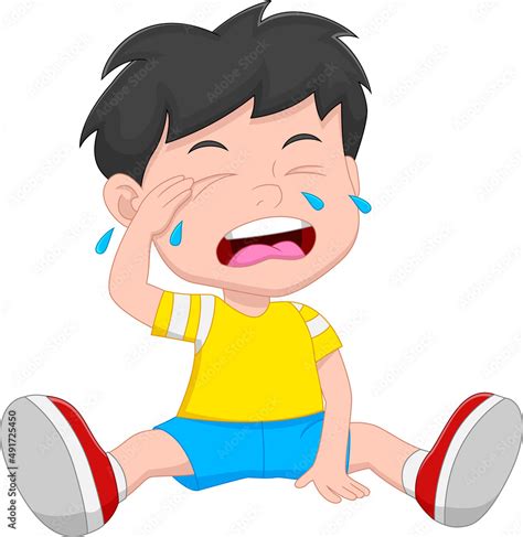 Boy Crying Clip Art