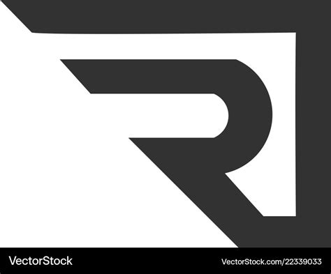 Letter R Royalty Free Vector Image Vectorstock