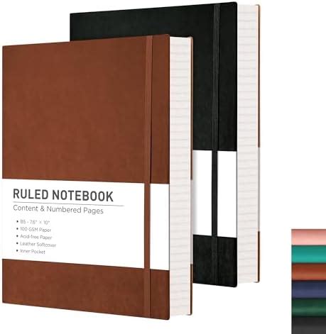 Rettacy B College Ruled Notebook Pack Softcover Composition