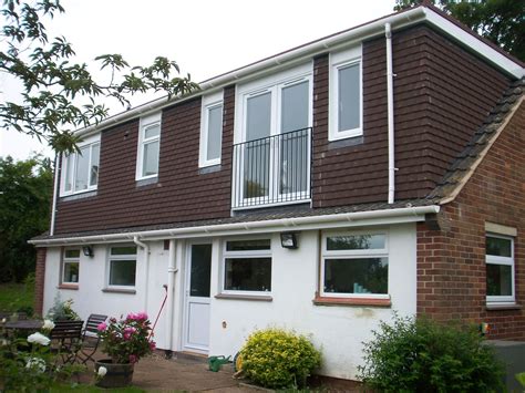 Bungalow With Max Size Flat Roof Dormer And Juliet Balcony Shed