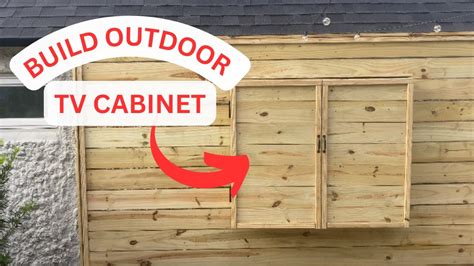 Diy Outdoor Tv Wall Cabinet Plans | Cabinets Matttroy