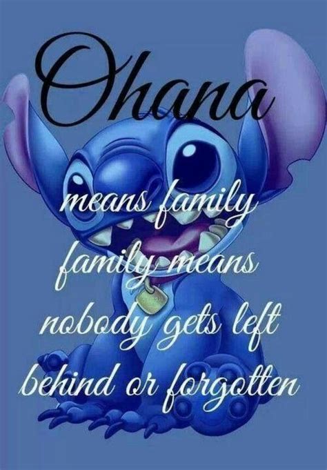 This Is My Favorite Quote Ever Ohana Lelo And Stitch Inspirational