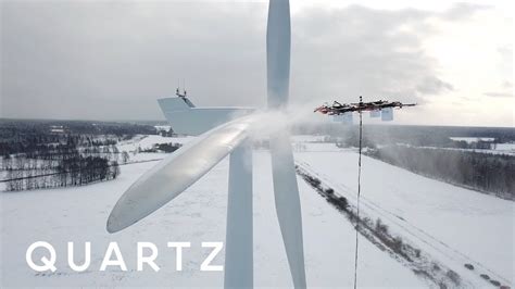 De Icing Industrial Wind Turbine Blades With Giant Drones « Adafruit