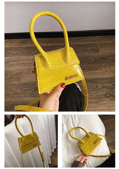 Jacquemus, дизайнерские сумки, известный бренд, кожа, Кроко, женские ...