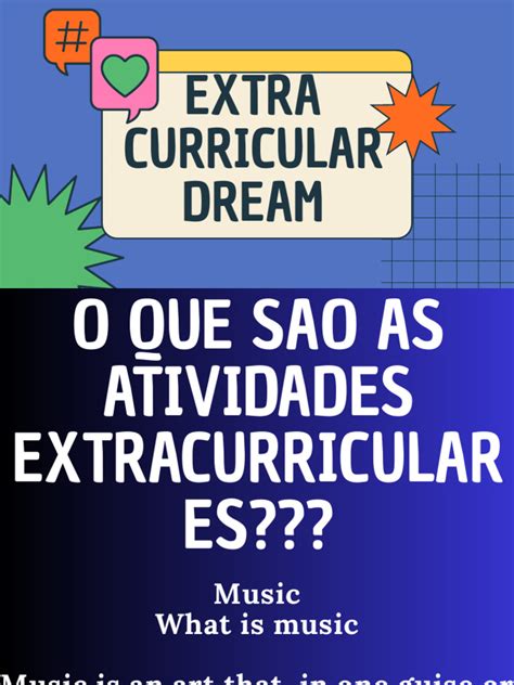 O Que Significa Extra Curricular - Extra Curricular Dream | PDF