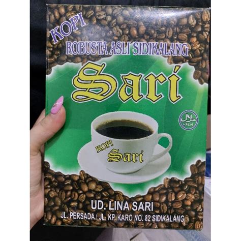 Jual Kopi Robusta Asli Sidikalang Kopi Sari Kg Bubuk Halus Shopee