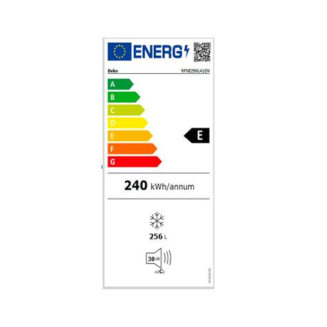 Congelador Vertical Beko RFNE290L41GN No Frost 1 71 Metros Look Inox