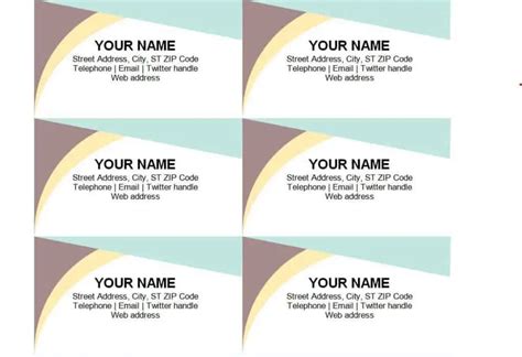 FREE 8+ Professional Business Card Templates [Word & PowerPoint] - Word ...