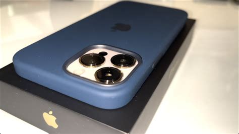 Iphone 13 Pro Max Abyss Blue Silicone Case Youtube