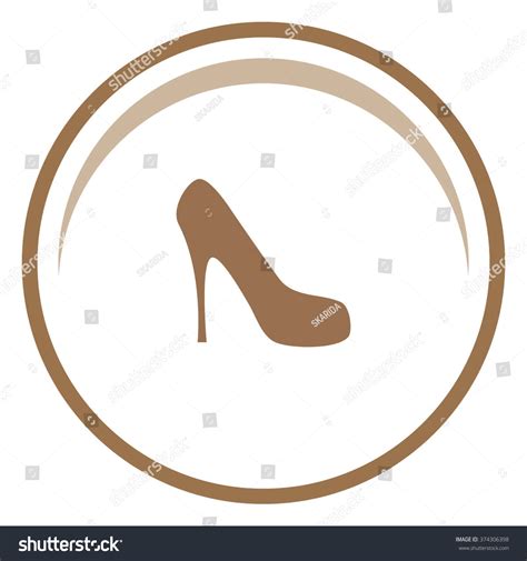 Elegant Womens High Heel Shoe Vector Stock Vector Royalty Free 374306398 Shutterstock