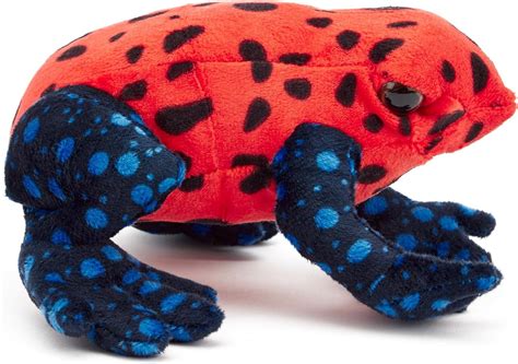 Zappi Co 100 Recycled Plush Poison Dart Frog Toy 15cm Stuffed Eco