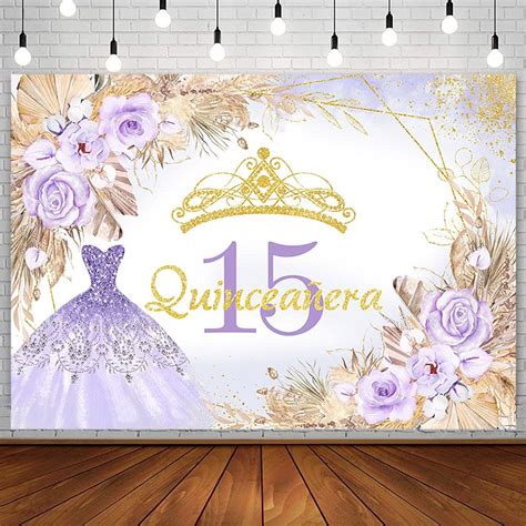 Aibiin X Ft Quinceanera Th Birthday Backdrop Fo Walmart