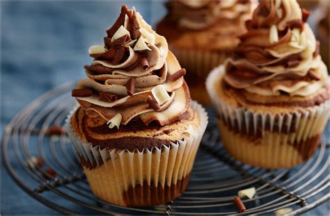 Chocolate Marble Milkshake Cupcakes | Baking Recipes | Tesco Real Food