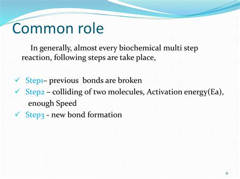 Enzyme Kinetics Multi Step Reaction And Rate Limiting Steps Ppt