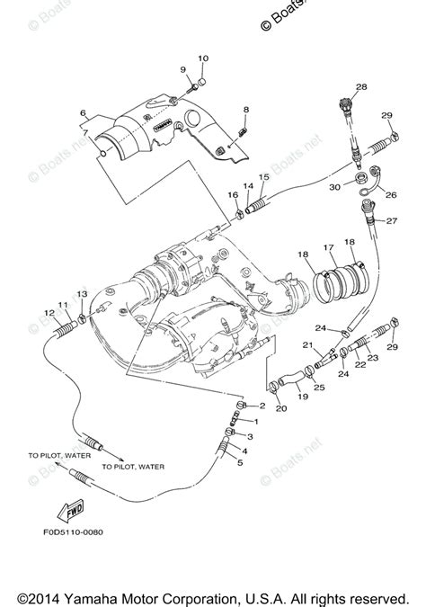 Yamaha Waverunner 2000 Oem Parts Diagram For Exhaust 2