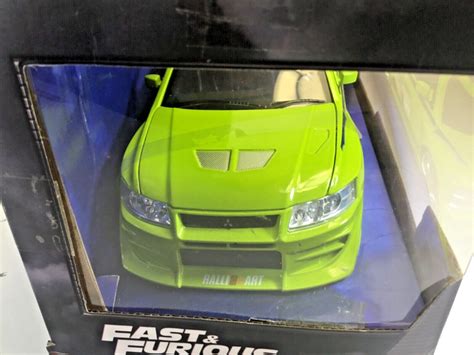 Jada 124 Fast And Furious Brians Mitsubishi Lancer Evolution Vii 801310997888 Ebay