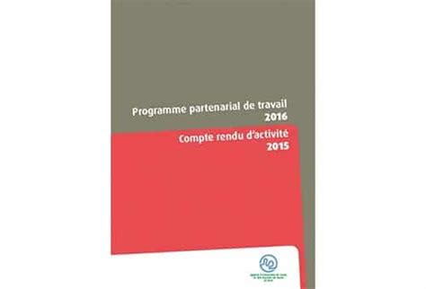 Programme De Travail 2016 De Nouveaux Référentiels études Et Bases