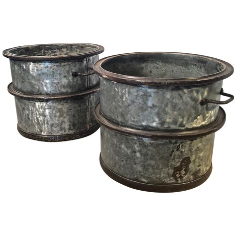 Galvanized Large Planters | Fasci Garden