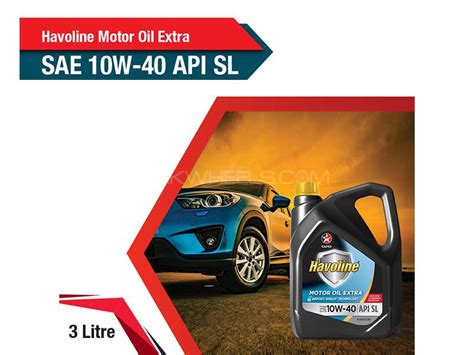 Buy Havoline Motor Oil Extra Sae 10w 40 3 L In Pakistan Pakwheels