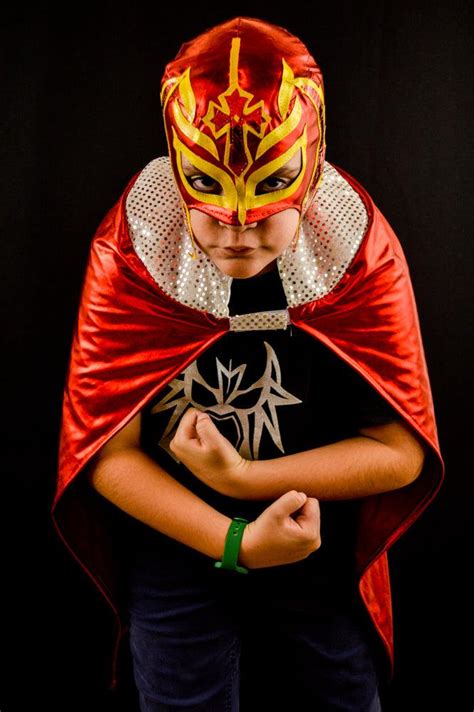 KID RED CAPE MEXICAN WRESTLING LUCHA LIBRE LUCHADOR HALLOWEEN COSTUME – Mr. MaskMan