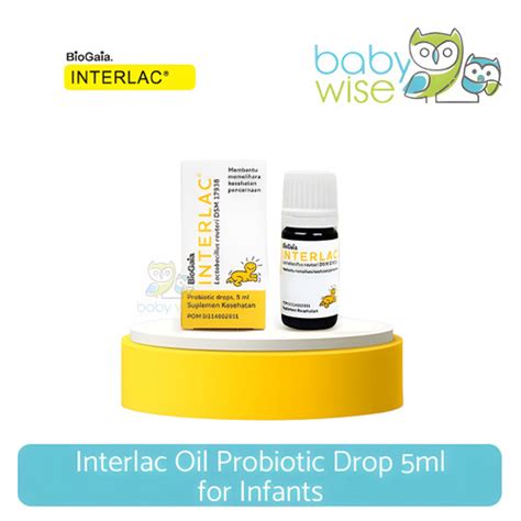 Jual Interlac Oil Probiotic Drop 5ml For Infants Kota Tangerang