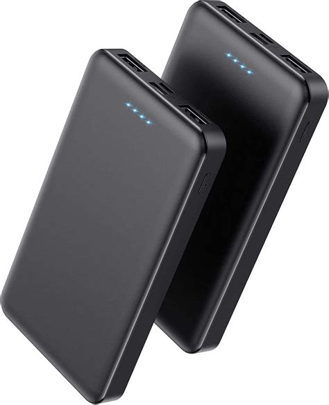 Power Bank Portable Charger 10000mAh2 PackUltra Slim Compact External