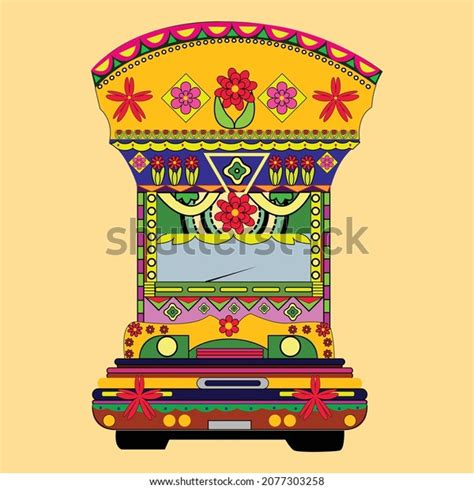 Pakistani Truck Art Vector Illustration Design Stock Vector Royalty Free 2077303258 Shutterstock