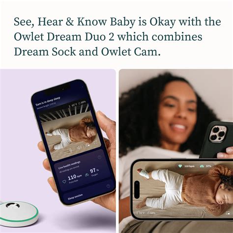 Owlet Dream Duo Smart Baby Monitor Fda Cleared Dream Sock And Owlet