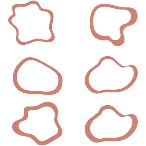 Collection Of Irregular Shapes 16900816 Vector Art At Vecteezy