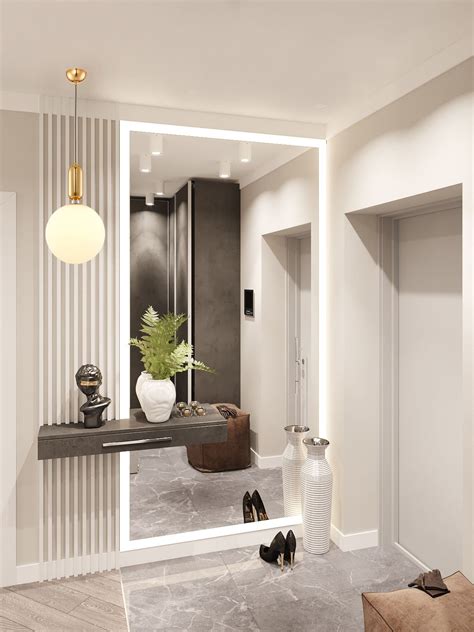 Большое зеркало в интерьере прихожей (34 фото) - красивые картинки и HD ...