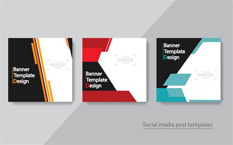 set banner social media post design. 11845030 Vector Art at Vecteezy