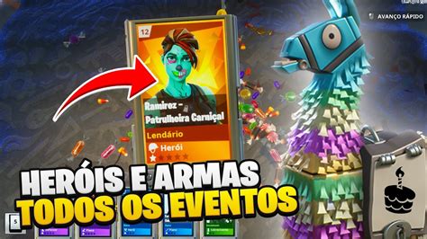 TUDO SOBRE AS LHAMAS DE ANIVERSÁRIO DO FORTNITE SALVE O MUNDO YouTube