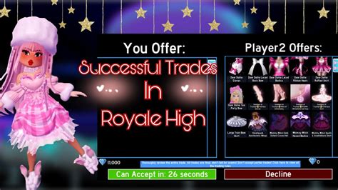 Successful Trades In Royale High 1 Making Over 100k In Profit Youtube