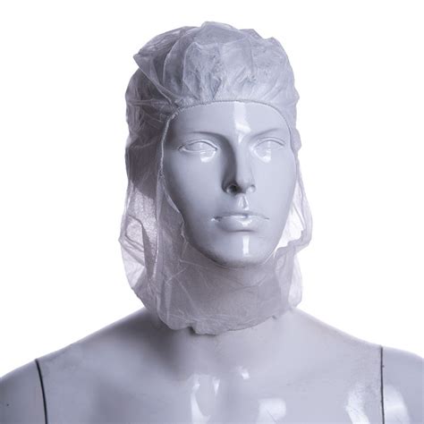 Burka Gorro Integral De Polipropileno Blanco 20g Con Mascarilla 500