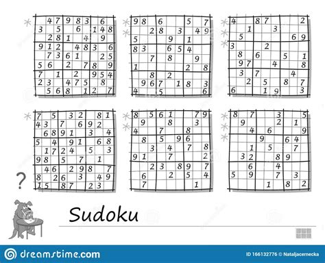 Set Of Sudoku Puzzles. 3 Difficulty Levels. Logic Game For | Sudoku ...