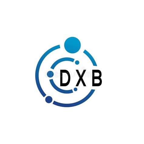 Dessin Du Logo De La Lettre Dxb Sur Fond Blanc Dxb Initiales Cr Atives