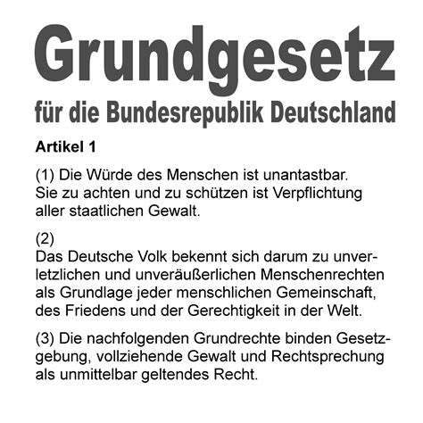 Grundgesetz Fa R Die Bundesrepublik Deutschland G