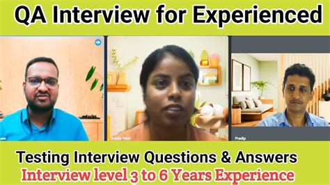 Manual Automation Testing Mock Interview Software Testing Interview