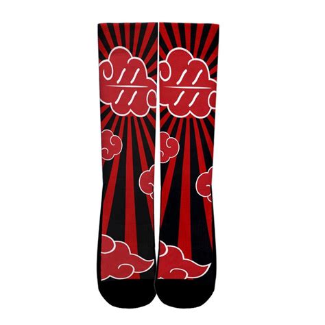 Akatsuki Village Hidden Mist Socks Costume Symbol Socks - AnimeBape